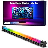 upHere Lampada monitor,Lampada da scrivania RGB Screenbar Light,Alimentazione USB Monitor Light Bar,Multicolore Personalizzabile,Controllo Vocale Intelligente(Non Supporta Wi-Fi 5G),LB40-1