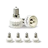 Uplight Adattatore Lampadina E14 a GU10,Converter Porta Lampada da E14 a GU10 Convertitore,Portalampada E14 per lampadine a LED e lampadine ...