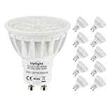 Uplight Dimmerabile GU10 Lampadina LED,Bianco Naturale 4000K,5.5W Equivalenti 50-60W GU10 Alogena Faretti,600LM RA85,10 Pezzi.