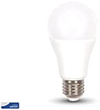 V-TAC Lampadina LED 9W, Bulb A60 Chip Samsung Pro Attacco E27