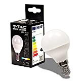 V-TAC Lampadina LED con Attacco E14 4,5W (Equivalenti a 40W) P45 - 470 Lumen - Lampadina LED Massima Efficienza e ...