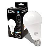 V-TAC Lampadina LED con Attacco Edison E27, 20W (Equivalenti a 150W) A80, 2452 Lumen, Lampadina LED per Massima Efficienza e ...