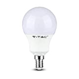 V-TAC VT-2236, Lampadina LED E14 5,5W P45 4000K CRI>95