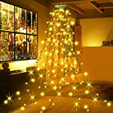 VANDABAO Luci Albero di Natale Esterno- 2M 8 Striscia 280 LED Luci di Natale da interno,8 Modalità Timer Luci Natalizie ...