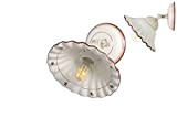 VANNI LAMPADARI - Lampada Parete art.002/418 orientabile In Ceramica Decorata A Mano Disponibile In 5 Finiture