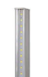 Vetrineinrete® Sottopensile led smd trasparente plafoniera neon tubo 30 50 60 90 120 cm luce bianca fredda 6500k reglette per ...