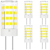 VIIVUU Lampadine G4 LED, 5W Equivalenti a 40W Lampada Alogena, G4 Lampade 450LM Bianco Fredda 6000K, Risparmio Energetico Lampada Non ...