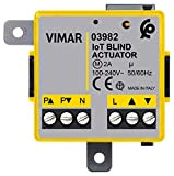 VIMAR 03982 Modulo relè tapparella connesso IoT, per tapparella con orientamento delle lamelle, controllo da remoto, doppia tecnologia Bluetooth e ...