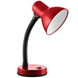VIRONE FUPI Lampada Per Scrivania 40W E27 Acciaio + Plastica (Rosso)