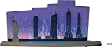 Weigla - Lampada a LED con motivo "New York, New York, New York, Monti Metalliferi