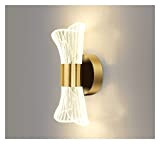 WEMAR Lampada da Parete da Comodino for Camera da Letto LED Modern Simple Light Luxury Indoor Living Studio Room Acrilico ...