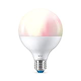 WiZ Lampadina Smart LED, Luce Bianca o Colorata Dimmerabile, Attacco E27, 75W, Wi-Fi, Bluetooth