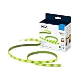 WiZ Striscia LED, Luce Bianca o Colorata Dimmerabile, 2m, 20W, Alimentatore Incluso, Wi-Fi, Bluetooth