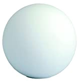 WOFI - Lampada da tavolo Point, in vetro opale, diametro: 20 cm, capacità: 40 W, colore bianco