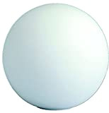 WOFI - Lampada da tavolo Point, in vetro opale, diametro: 25 cm, capacità max: 60 W, colore bianco