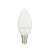 Xanlite LV250F - Lampadina LED a forma di fiamma, attacco E14, 250 lumen, bianco caldo, LV250F