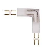 XUNATA L Connettori (2 pin) 90 ° Linker connettore angolo ad angolo retto per LED Strip Linker Accessori per l'installazione- ...