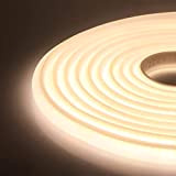 Xunata Luce al Neon Flessibile Striscia LED COB con Alimentatore 220V, Alta luminosità 288 LED/m, IP65 impermeabile, Nastri LED per ...