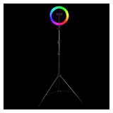 YINGZI 10" Luce ad Anello RGB con Supporto per Telefono del Supporto, Luci a LED del Cerchio Dimmerabile con 13 ...