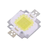 Ymiko 10Pcs Chip LED 12V 10W, Alta Potenza LED, Lampadina COB LED, SMD Emettitore di Luce Componenti Lampadina a Diodi, ...