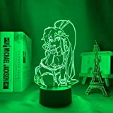 Yoko Littner Gurren Lagann HYKK - Lampada a LED per decorazione della casa, regalo di compleanno, manga, 3D, lampada notturna ...