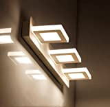 Zi Yang LED Luce dello Specchio Luce del Bagno 9W Bagno Lampada da Specchio 48 cm 3 luci Lampada da ...