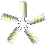 ZIBEI GY6.35/G6.35 LED Lampadine 5W Bianco Freddo 6000K, G6.35 Bi-pin Base Alogene 50W Sostituzioni,AC 12V,Angolo 360 gradi Beam(Non-Dimmerabile, 2pz)