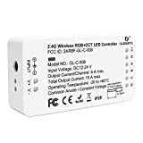 ZigBee LED Strip Light Controller, 16M RGB Color Changing and Dual White Temperature Dimmer Switch for 12-24V Rope Light, ZigBee ...