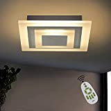 ZMH plafoniera a led da soffitto dimmerabile lampada da soffitto moderno 23W plafoniera camera da letto pannello LED quadrata Luce ...