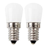 ZSZT Lampadina per frigo E14 LED 2W Bianco caldo 3000K (15W alogena lampadina equivalente) per mappamondo, lampade da comodino, confezione ...