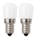 ZSZT lampadine da frigorifero LED E14 2W (15W alogena lampadina equivalente) Bianco Fredda 6000K, per mappamondo, macchina da cucire, confezione ...