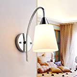 Zuniqul Lampada decorativa a Led semplice e moderna, lampada da parete a LED per camera, corridoio, comodino, salotto