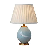 ZWeiD Lampada da tavolo in ceramica fatta a mano, soggiorno camera da letto tavolino da salotto lampada da tavolo in ...
