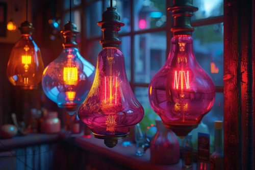 Lampadine a LED colorate: idee per l'illuminazione decorativa